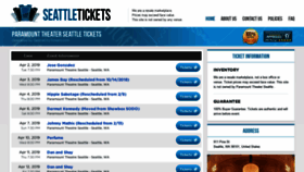 What Theater-seattle.com website looked like in 2019 (5 years ago)