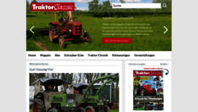 What Traktorclassic.de website looked like in 2019 (5 years ago)