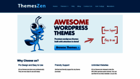 What Themeszen.com website looked like in 2019 (5 years ago)