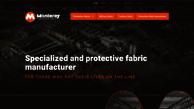 What Textilesmonterey.ca website looked like in 2019 (5 years ago)
