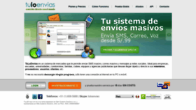 What Tuloenvias.com.pe website looked like in 2019 (5 years ago)
