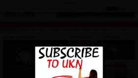What Theuknewspaper.co.uk website looked like in 2019 (5 years ago)