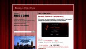 What Teatrosargentinos.com website looked like in 2019 (5 years ago)
