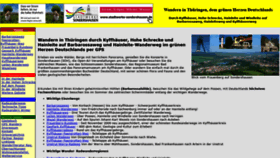 What Thueringen-wandern.de website looked like in 2019 (5 years ago)
