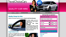 What Travelchoicecars.com website looked like in 2019 (5 years ago)