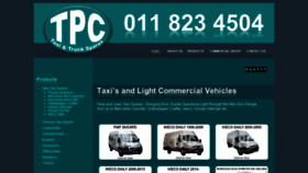 What Truckparts.co.za website looked like in 2019 (5 years ago)