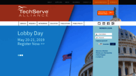 What Techservealliance.org website looked like in 2019 (5 years ago)