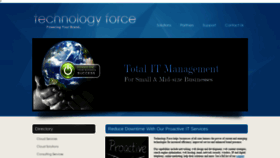 What Technologyforce.com website looked like in 2019 (5 years ago)