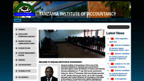 What Tia.ac.tz website looked like in 2019 (5 years ago)