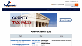 What Taxsale.com website looked like in 2019 (5 years ago)