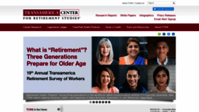 What Transamericacenter.org website looked like in 2019 (5 years ago)