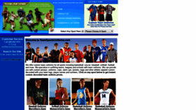 What Teamsportsuniforms.com website looked like in 2019 (5 years ago)