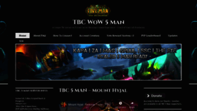 What Tbc5man.com website looked like in 2019 (5 years ago)