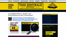What Taxifunk-zentrale-reutlingen.de website looked like in 2019 (5 years ago)