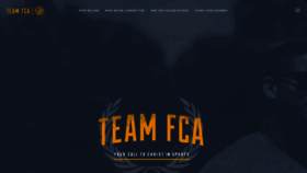 What Teamfca.com website looked like in 2019 (6 years ago)