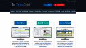 What Treegrid.com website looked like in 2019 (5 years ago)