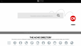 What Theacme.com website looked like in 2019 (5 years ago)