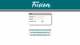 What Timesheets.fusionmedstaff.com website looked like in 2019 (5 years ago)