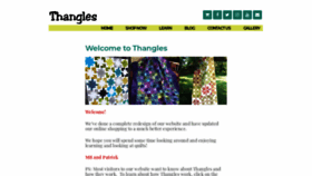 What Thangles.com website looked like in 2019 (5 years ago)