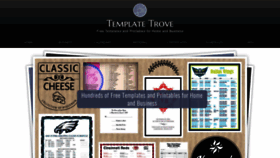 What Templatetrove.com website looked like in 2019 (5 years ago)