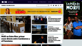 What Telefenoticias.com.ar website looked like in 2019 (5 years ago)
