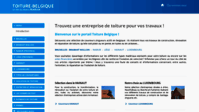 What Toiture-belgique.be website looked like in 2019 (5 years ago)