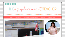 What Theappliciousteacher.com website looked like in 2019 (5 years ago)