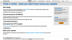 What Tools4noobs.com website looked like in 2019 (5 years ago)
