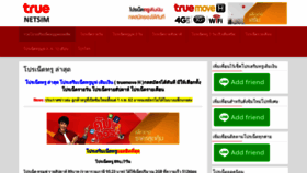 What Truenetsim.com website looked like in 2019 (5 years ago)