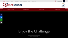 What Thequeensschool.co.uk website looked like in 2019 (5 years ago)