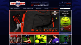 What Thesoftballshop.co.uk website looked like in 2019 (5 years ago)