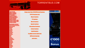 What Torrentbus.com website looked like in 2019 (5 years ago)