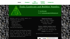What Tunkslandscape.com website looked like in 2019 (5 years ago)