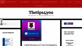 What Thetips4you.com website looked like in 2019 (5 years ago)
