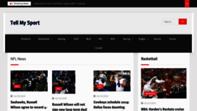 What Tellmysport.com website looked like in 2019 (5 years ago)