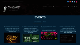 What Theendupsf.com website looked like in 2019 (5 years ago)
