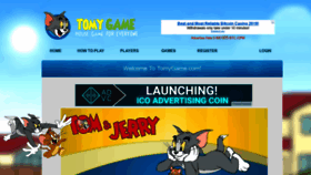 What Tomygame.com website looked like in 2019 (5 years ago)