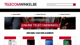 What Telecomwinkel.be website looked like in 2019 (5 years ago)