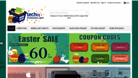 What Techinthebasket.com website looked like in 2019 (5 years ago)