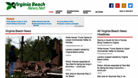 What Thevirginiabeachnews.net website looked like in 2019 (5 years ago)