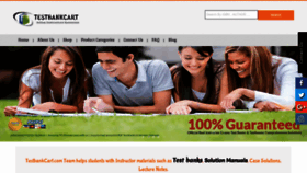 What Testbankcart.com website looked like in 2019 (5 years ago)