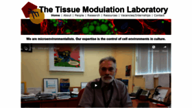 What Tissuemodulation.com website looked like in 2019 (5 years ago)