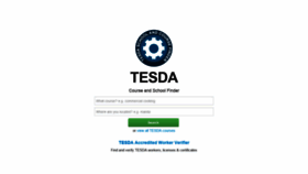 What Tesdacourse.com website looked like in 2019 (5 years ago)