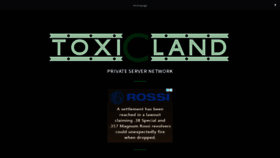 What Toxicland.cc website looked like in 2019 (6 years ago)