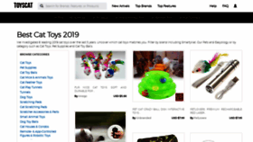 What Toyscat.net website looked like in 2019 (4 years ago)