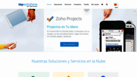 What Topsolutions.es website looked like in 2019 (5 years ago)