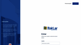 What Toklar.areacentral.com.br website looked like in 2019 (5 years ago)