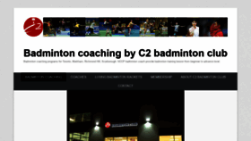 What Thebadmintoncoaching.ca website looked like in 2019 (5 years ago)