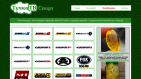 What Tuchkatvsport.com website looked like in 2019 (5 years ago)