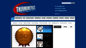 What Thermometricscorp.com website looked like in 2019 (5 years ago)